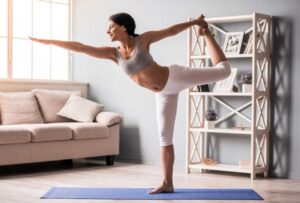 Wearing Sports Bra in Yoga Practice